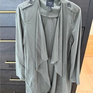 Forever 21 Olive Trench Coat
